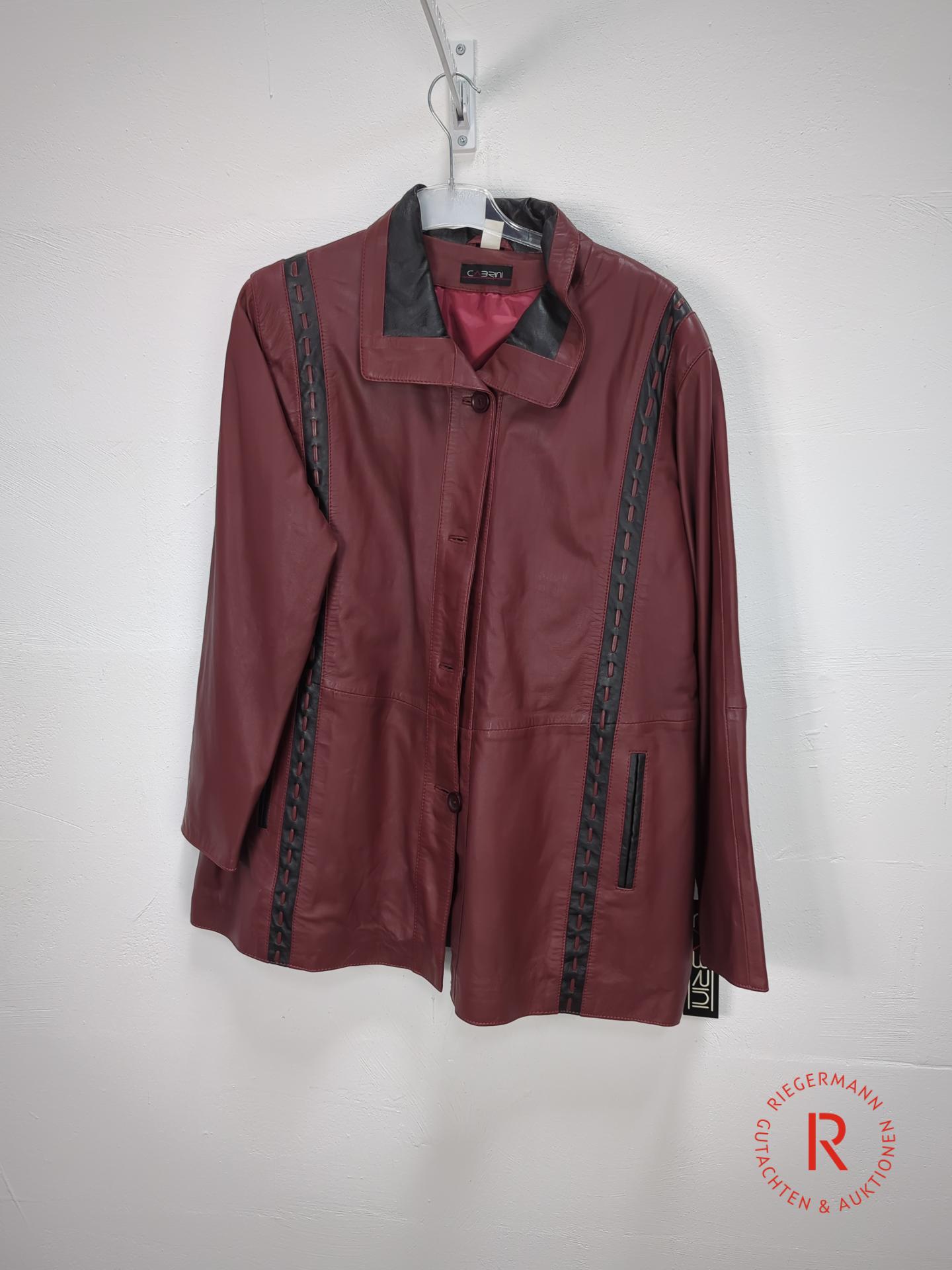 DAMEN LEDERJACKE GRÖSSE 50